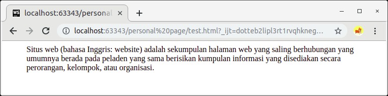 Struktur HTML5